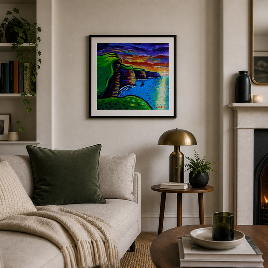 Cliffs of Moher Art Print – Irish Coastal Wall Art, County Clare Landscape by Phillip Morrison