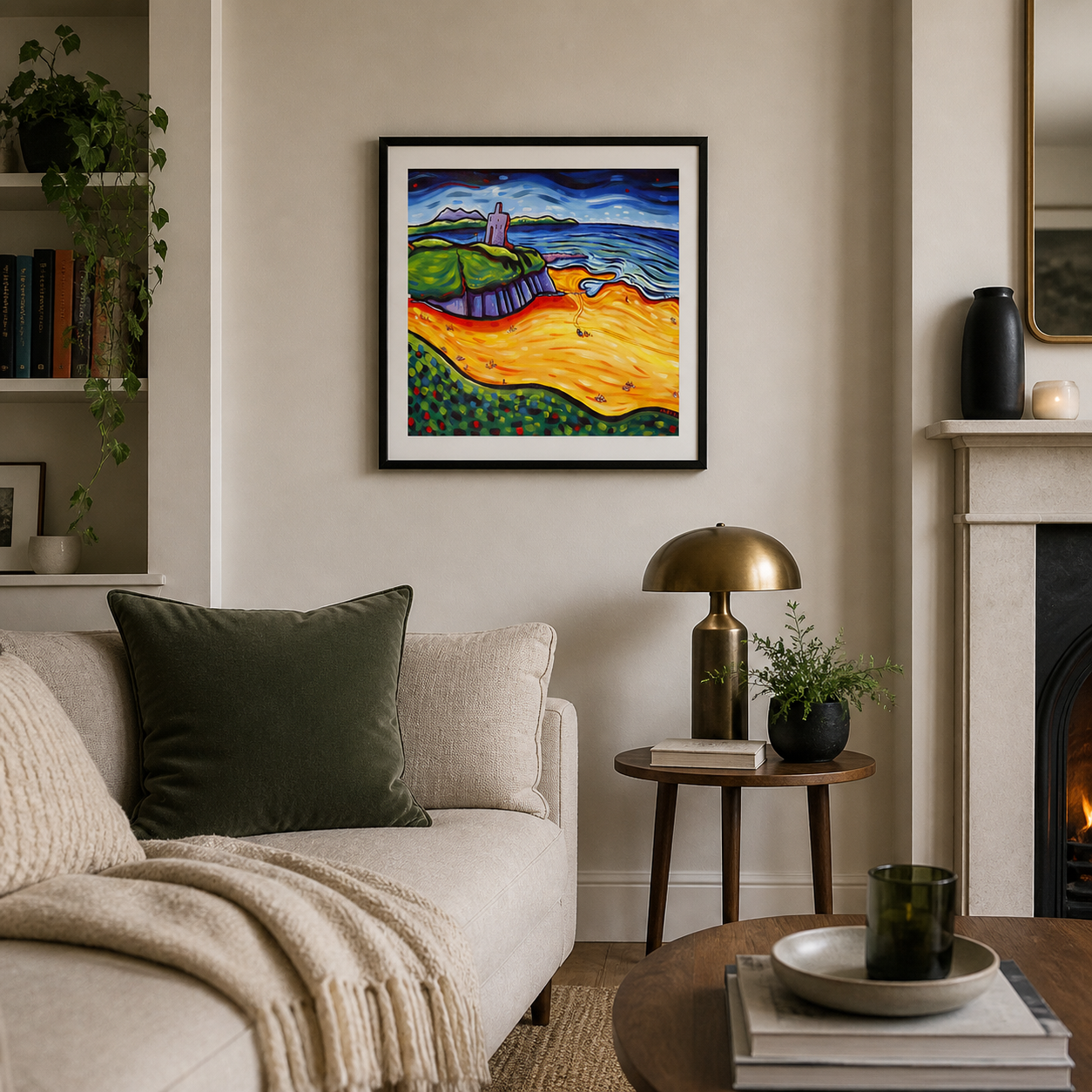 Ballybunion Beach Art Print – Kerry Ireland Coastal Landscape Wall Art by Phillip Morrison